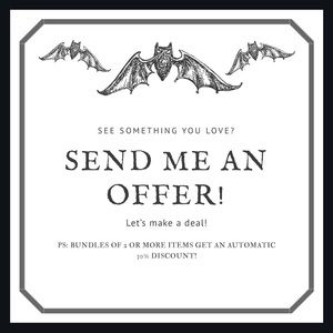 Offers & bundles always appreciated!